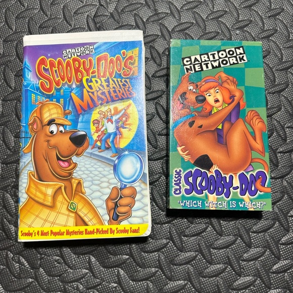Cartoon Network Scooby Doo Classic and Greatest Mysteries VHS Tape Lot 1990s - Picture 1 of 4